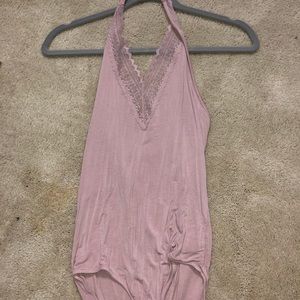 Halter top bodysuit